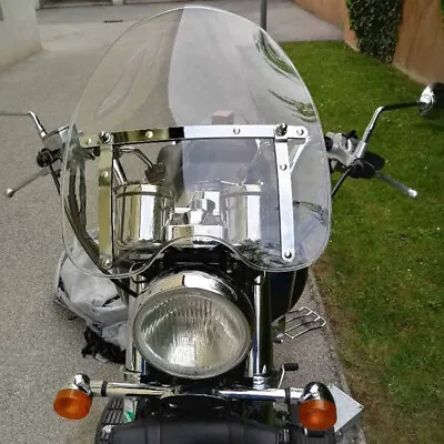 Detachable Windshield For Harley Sportster Heritage Softail Fatboy Classic Honda • $61.99