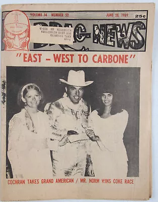 1969 June 28 DRAG NEWS Carbone Cochran Mr Norm Fuel Altered Lions Irwindale OCIR • $12.95