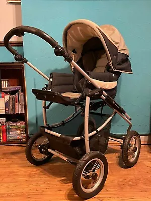 £250 • Buy Bebecar Pram And Stroller Set, 2 Tone Grey,