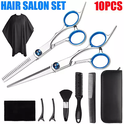 Professional Hair Cutting Thinning Scissors Barber Shears Hairdressing Salon Set • $11.39