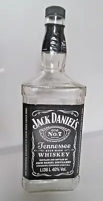 Jack Daniels Tennessee Whiskey Old No. 7 1136l *empty Collectible* Glass Bottle • $14