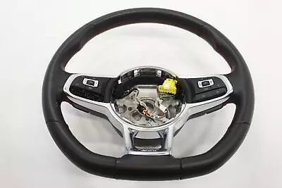 2019 - 2020 Volkswagen Jetta Steering Wheel Leather Oem 17a419091 Black_tz • $192.48