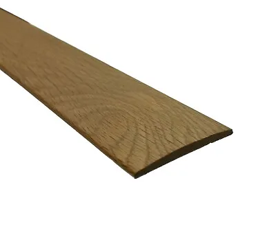 Solid Oak 65mm Wide Cover Strip / Threshold / Door Strip 1m Length Unfinished • £24.95