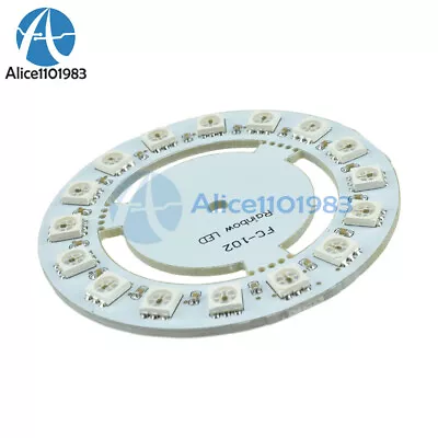 WS2812 WS2811 5050 RGB LED Lamp Panel Round 16-Bit 60mm 5V Rainbow Precise • $2.47