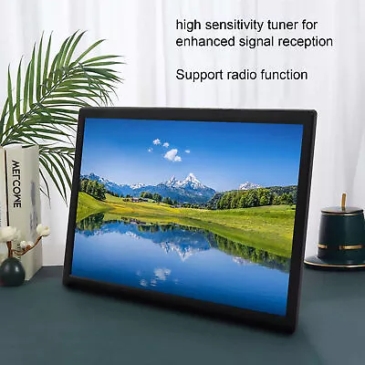 15.4 Inch LED TV Rechargeable High Sensitivity TV LCD Monitor With Remote TDM • £128.98