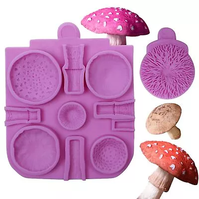 Mushrooms Silicone Mold Toadstools Veiner Chocolate Molds For Wedding Cake D... • $19.08