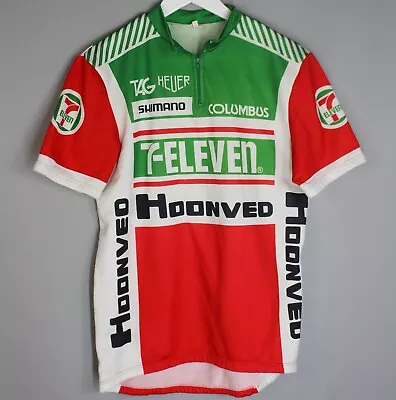 Vintage 7 Eleven Tag Heuer Columbus Hoonved Jersey Shirt Made In Italy Size 6 • $89.99