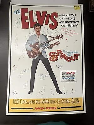 Elvis Presley Memorabilia Rare Metal Tin Sign 1994/1995 • $100