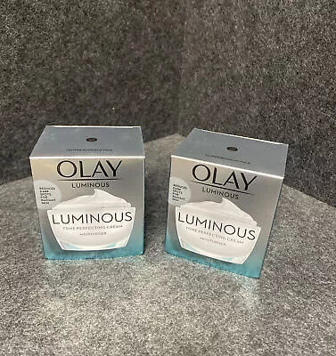 Olay Regenerist Luminous Tone Perfecting Face Cream 50g New Formula   2 Products • $40