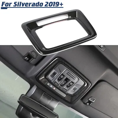 ​Carbon Fiber Headlight Switch Panel Cover Trim For Chevy Silverado/Sierra 2019+ • $18.89