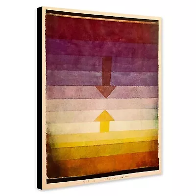 Separation In The Evening Wall Art By Paul Klee - Canvas Wall Art Framed Print • £22.99