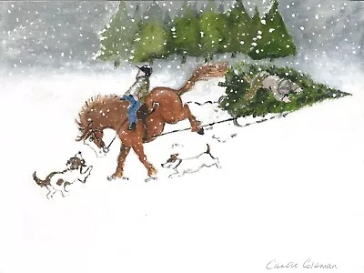 Horse Christmas Card • £3