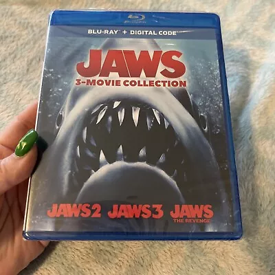 Jaws: 3-Movie Collection NEW Blu-Ray + Digital Copy 3 Pack *Factory Sealed* • $13.95