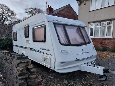 £3300 • Buy 2003 Compass Corona Fixed Bed Touring Caravan