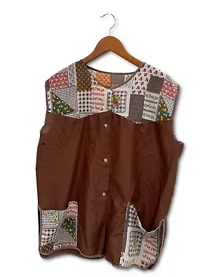 Vintage Women’s 60s Patchwork Smock Top Xl/XLL • $11