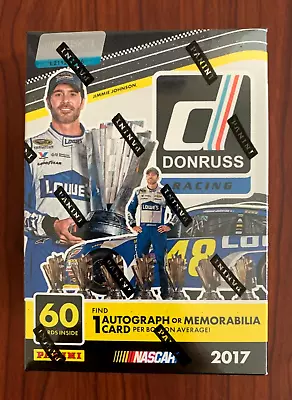 2017 Panini Donruss NASCAR Racing Trading Cards Blaster Box 1 Auto Or Mem SEALED • $17.88