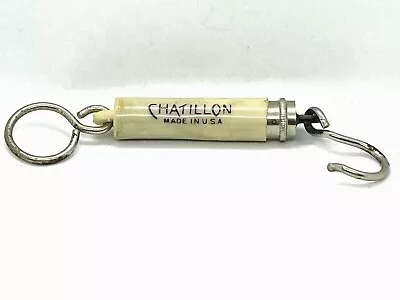$5 Vintage CHATILLON Hanging Scale 10 Lb Weight Mechanical Round Works • $5