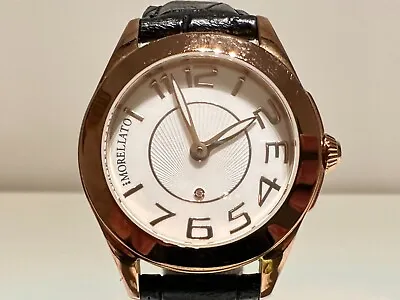 Luxury Pink Gold Men's Ladies Quartz Watch  Morellato  With Natural Diamond • $135
