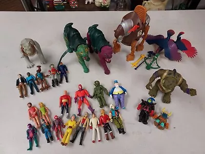 Vintage 70's-80's Toy Lot HE-MAN STAR WARS DUNGEONS AND DRAGONS Action Figures • $27.64