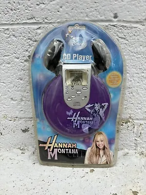 Hannah Montana CD Player Miley Cyrus Disney In Package Read • $24.99