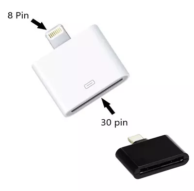 30 Pin To 8 Pin Converter Adapter For Apple IPhone 4 5 6 6s 7 IPad Charger UK • £3.59