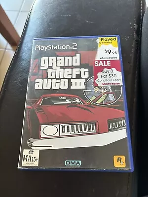 Grand Theft Auto III | Sony Playstation 2 PS2 PAL Game + Manual • $23.96