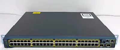 Cisco Catalyst WS-C2960S-48FPD-L 48-Port Gigabit 2-Port 10G SFP 740W PoE+ Switch • £125