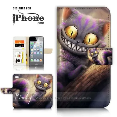 $12.99 • Buy ( For IPhone 7 Plus ) Wallet Case Cover P21073 Cheshire Cat