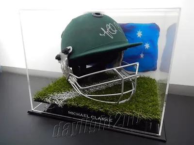 $259.99 • Buy ✺Signed✺ MICHAEL CLARKE Replica Cricket Helmet PROOF COA Australia 2022 Shirt