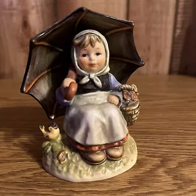 $35 • Buy Hummel Goebel “Smiling Through” Figurine #408/0 Girl With Umbrella
