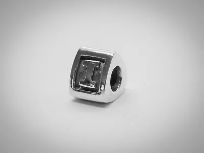 $45 • Buy Genuine Pandora Sterling Silver  Letter I  Charm - 790323I - Retired
