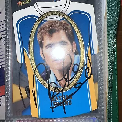 Nathan Friend Signed 2007 Jersey Select Invincible NRL Card Gold Coast Titans • $5