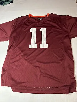 Virginia Tech Hokies #11 Football Jersey Size L 42/44 Knights Apparel • $19.97