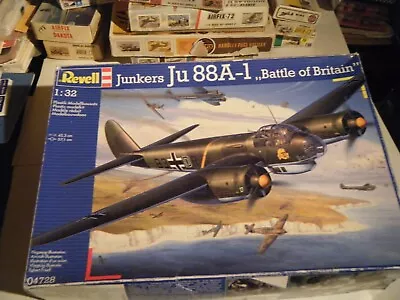 SEALED HUGE NEW 2008 REVELL Large 1/32s WW II German JUNKERS Ju.88A-1 Bomber Kit • $92.95