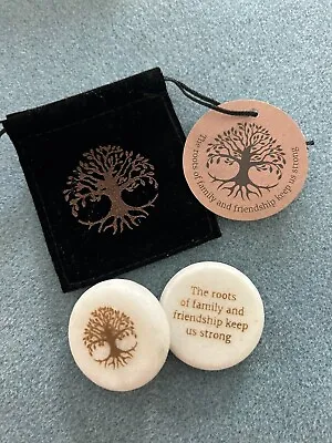 £4.50 • Buy Tree Of Life Lucky Charm Sentiment Stone 