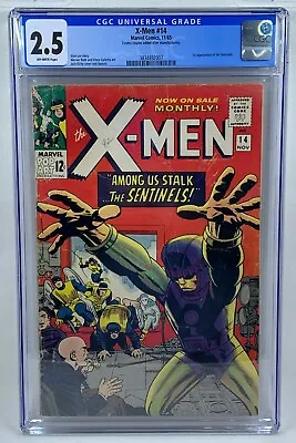 $269.99 • Buy X-Men #14 - 1st App Of The Sentinels - CGC 2.5