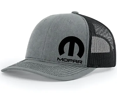 Mopar Logo On Richardson 112 Snap Back Trucker Hat • $27