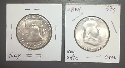 1952-55 50C Franklin Half Dollar (4) Available Buyers Choice Of Year!! Circulat • $32.95