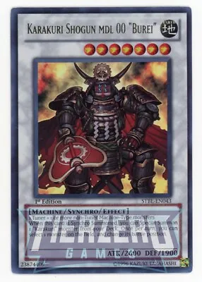 Yugioh STBL-EN043 Karakuri Shogun Mdl 00  Burei  Ultra Rare 1st Edition NM/LP • £2.90