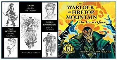 Fighting Fantasy Audio Drama  - The Warlock Of Firetop Mountain - The Hero's... • £10