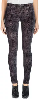  J Brand 815 Super Skinny Anatolia Floral Velveteen Jeans Mirage Sz 24 31 Or 32 • $79.99