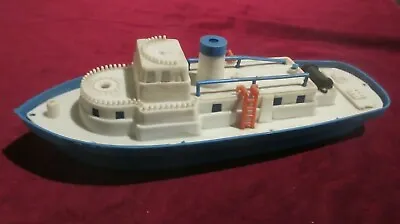 AMAZING VINTAGE RARE GREEK PENNY TOY PLASTIC - MARIOS - TUG BOAT 60s  • $80