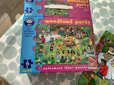 £2.99 • Buy Orchard Toys Woodland Party Jigsaw. Complete 70 Pc