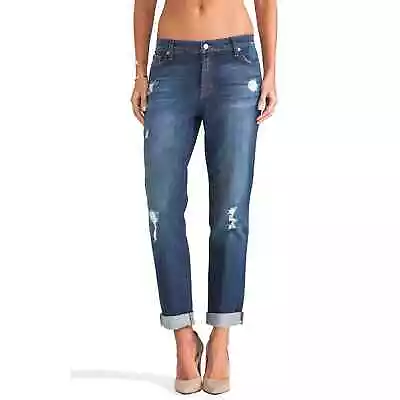 NEW J Brand Jeans Aiden Flintlock Distressed Boyfriend Jeans • $65