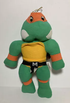 Teenage Mutant Ninja Turtles 8” Michelangelo Plush 1989 Mirage Studio Ace Toy • $19.99