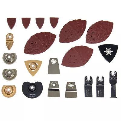 Oscillating Multi Tool Saw Blade Accessories Wolf FEIN BOSCH Makita 13pc Set Kit • £34.99