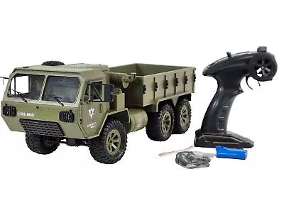 RC Military Truck 1:12 6WD Off-Road Rock Army Car Climbing Vehicle Boys Toys 6x6 • $145.40