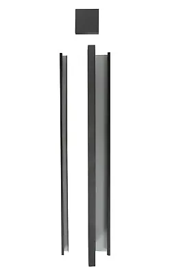 £59.99 • Buy Slotted Concrete Corner Post Extender Black Free Delivery Up To 8 Feet