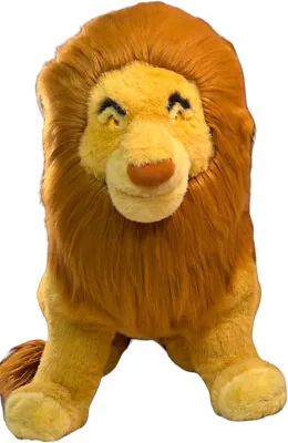 Disney Jumbo Rare Lion King Mufasa/Simba Plush Disney Store Life Size Poseable • $279