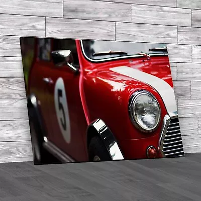 Timeless Mini Cooper Iconic Automotive Charm Original Canvas Print Large Picture • £14.95